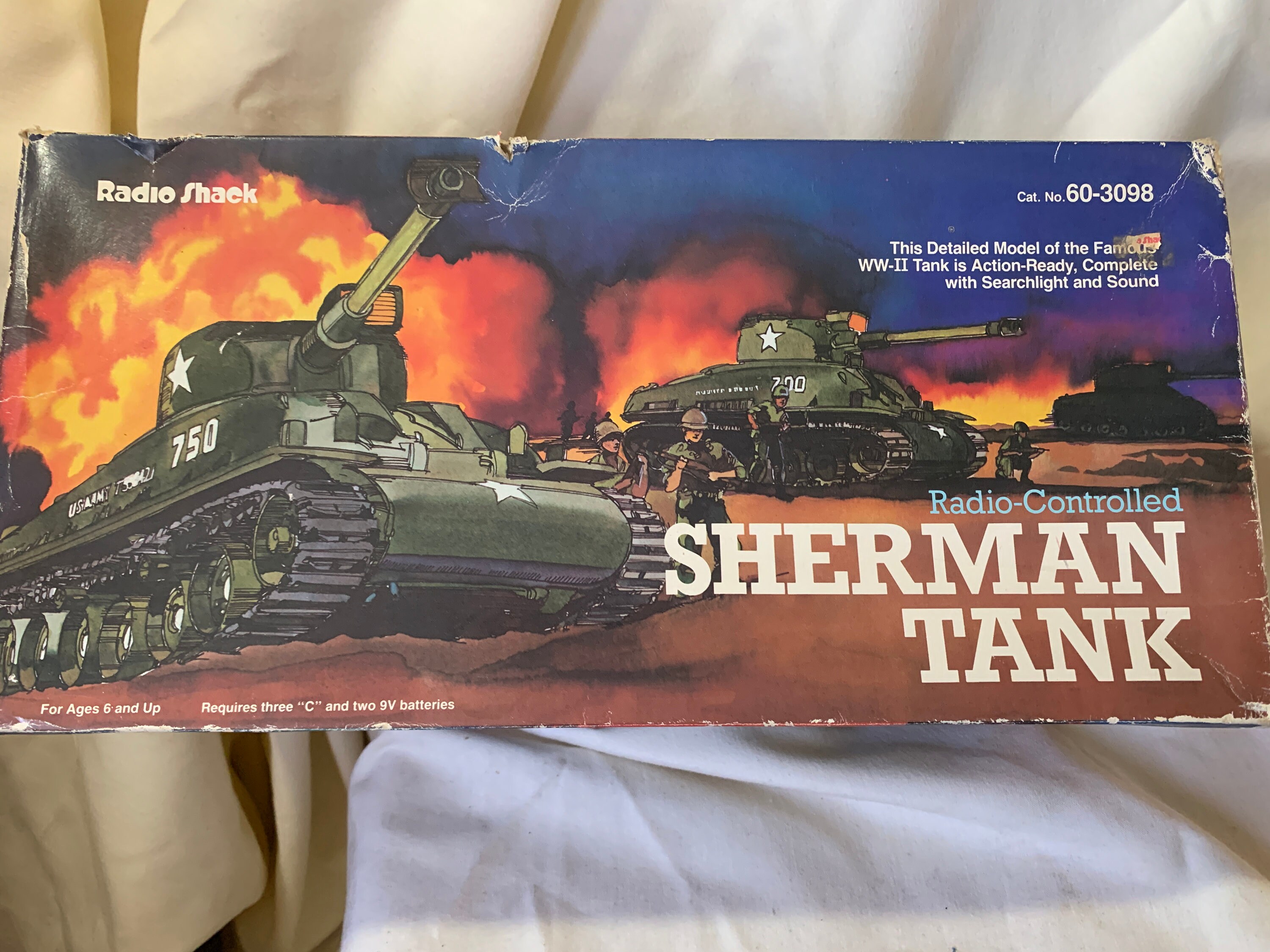 Radio Shack Radiocontrolled Sherman Tank Etsy