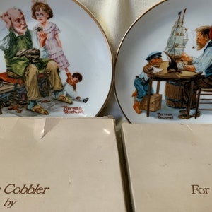 Norman Rockwell Plates