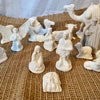 Figurine En Céramique Bisque Santa Clown à Peindre - Neuf Fait Main