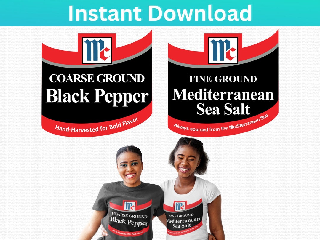 Salt &amp; Pepper Svg Png Spice Group Costume Mccormick Group Halloween ...