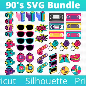 90s svg, 90s clipart, nineties svg, 90s Retro svg, 90s Party svg, 90s birthday Retro 90s, Love 90s Vintage Sublimation Cricut Silhouette