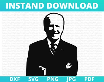 Joe Biden SVG PNG JPG Joe Biden Vector Joe Biden Silhouette Joe Biden File Printable Png File Joe Biden Clipart Bundle Instant Download Art