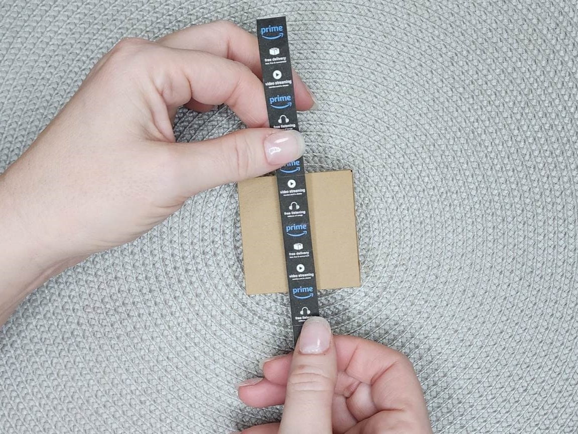 Printable Mini Amazon Package Template With Tape and Label - Etsy