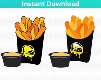 Nacho Fries Svg Taco Bell SVG PNG