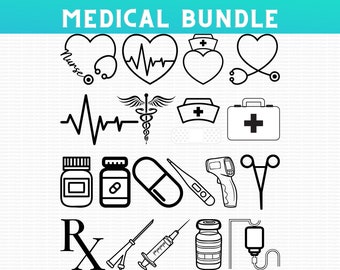 Medizinische Clipart, Krankenschwester Clipart, Arzt Clipart, SVG, Clip Art, PNG-Datei für Krankenschwester, Ärzte, Mediziner.