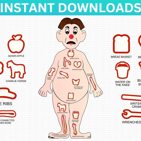 Operation Costume Svg, Halloween Operation Pieces SVG, Operation SVG, Operation Pieces PNG, Operation Pieces, Halloween Costume Svg