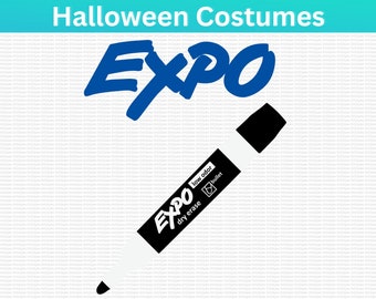 Dry Erase Marker SVG Expo SVG Expo Png Group Costume Design Halloween Costume, Printable Sublimation Print Cricut Silhouette