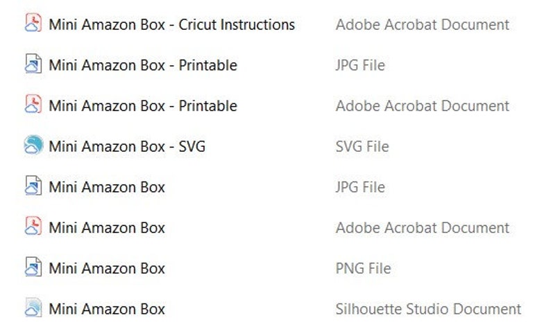 Printable Mini Amazon Package Template With Tape and Label - Etsy
