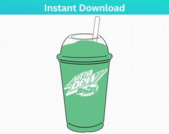 Taco Bell Slushie SVG PNG Vintage Sublimation Design. 90s Design Style Tshirt Trendy and Best Selling.