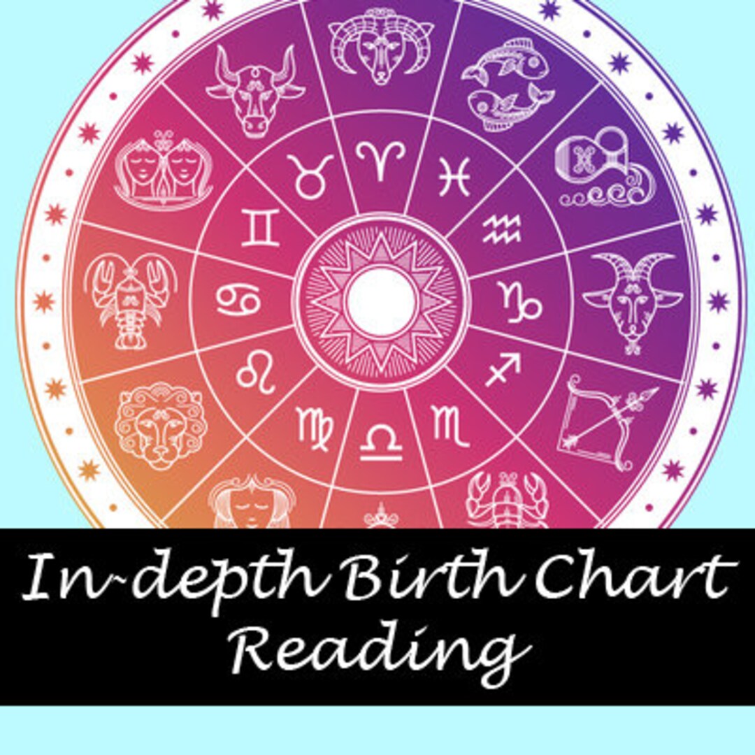 Indepth Birth Chart Reading Etsy