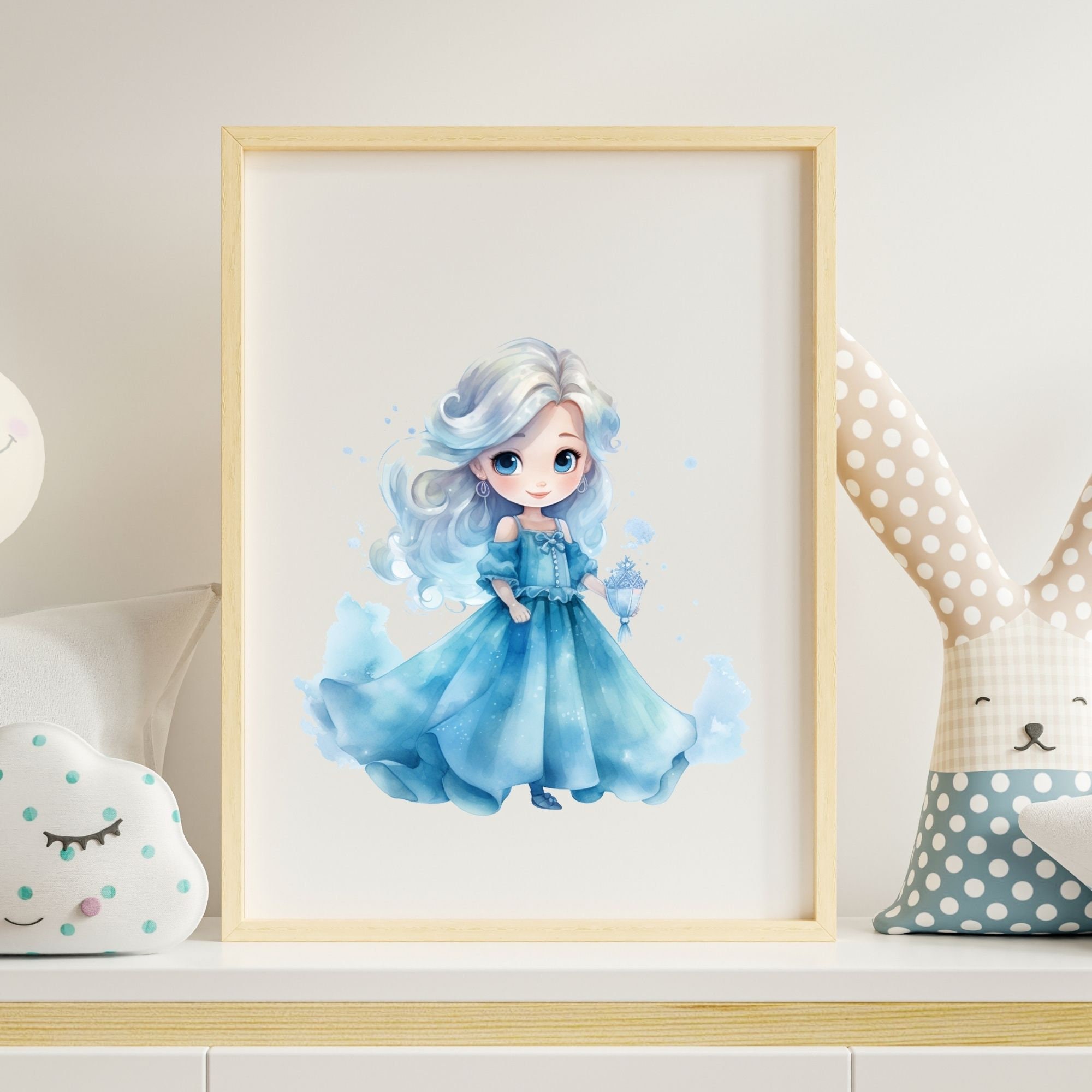 Baby Princess Elsa Clipart, Ice Princess Graphics, Frozen PNG