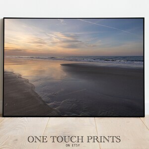 Sunset Beach Print, Beach Photography, Landscape Wall Art, Printable Wall Art, Ocean Print, DIGITAL DOWNLOAD