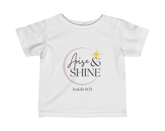 T-shirt en jersey fin pour bébé Arise & Shine