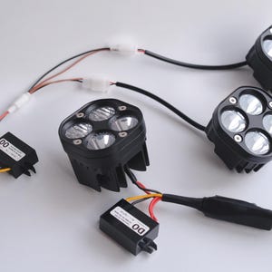 Motorcycle LED Headlight Controller for Low/High Beam, AC/DC and Twin Lamps support