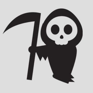 Grim Reaper Vinyl Decal•Car Decal•Window Decal•Mirror Sticker