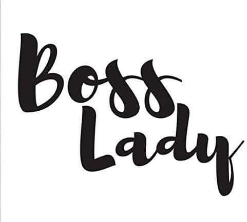 Boss Lady Vinyl Decal•Car Decal•Window Decal•Mirror Sticker