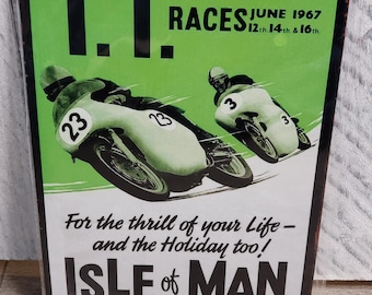 Metal Vintage Style Wall Sign - Norton Motorcycles 8x6 Inch [NORT