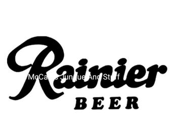 Rainier Beer Vinyl Decal