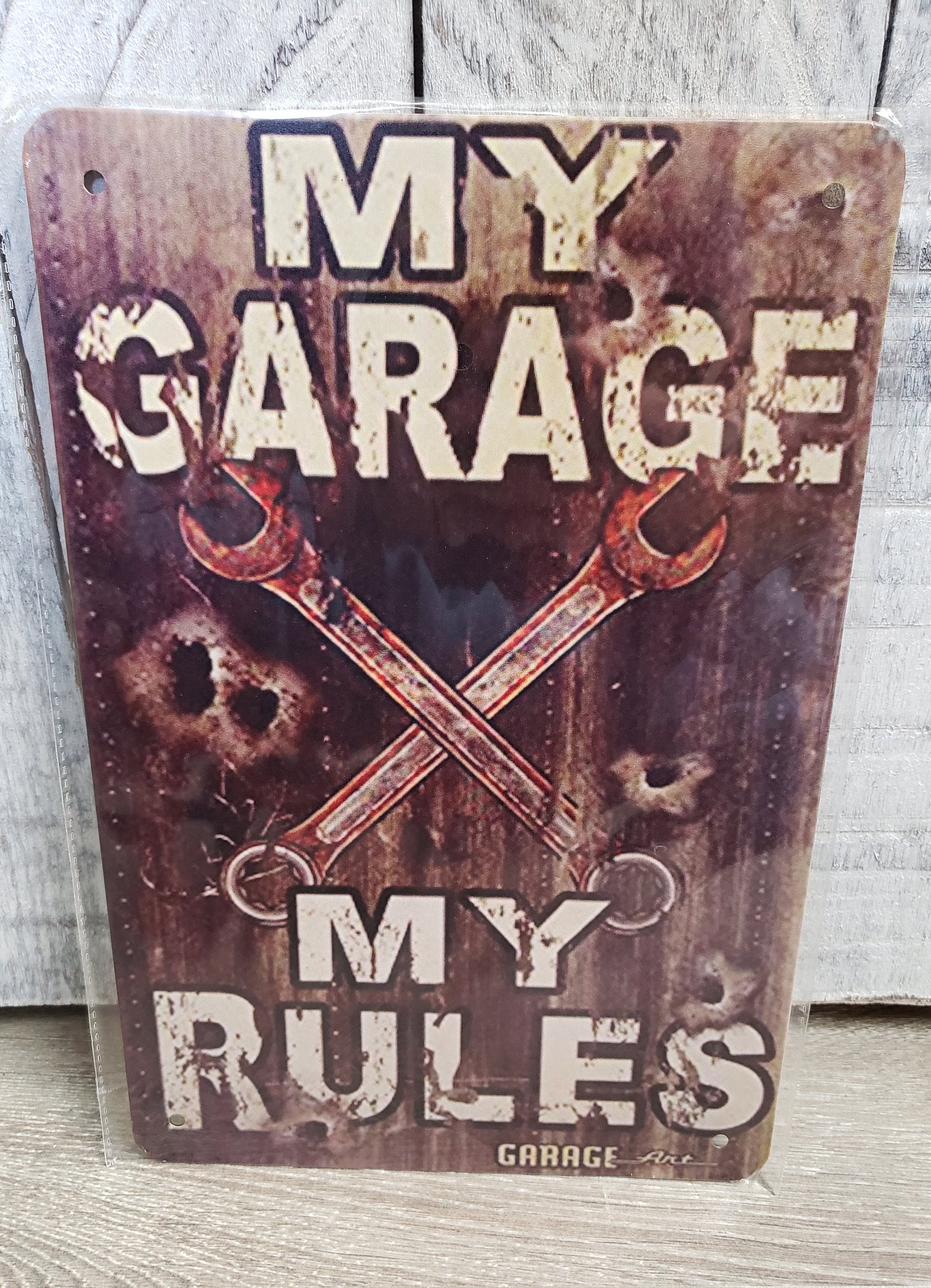 US Seller tool rulestin metal sign garden reproductions for home 