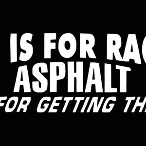 Dirt is For Racing Asphalt is For Getting There Vinyl Decal•Car Decal•Window Decal•Mirror Sticker