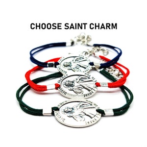 Divine Mercy Medal Catholic Bracelet, Divine Mercy Pendant, Divine Mercy Charm, Catholic Grace, Bead Embroidery Divine Mercy