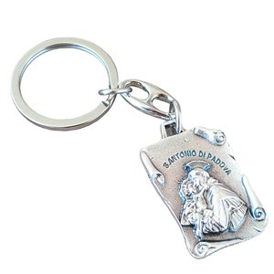 Médaille Saint-Antoine pendentif à breloques porte-clés porte-clés accessoires catholiques saint-christophe-marie dénouant les noeuds vierge miraculeuse