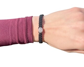 St Michael Small Medal Cord Adjustable Catholic Bracelet Religious Gift For Men Women Teens