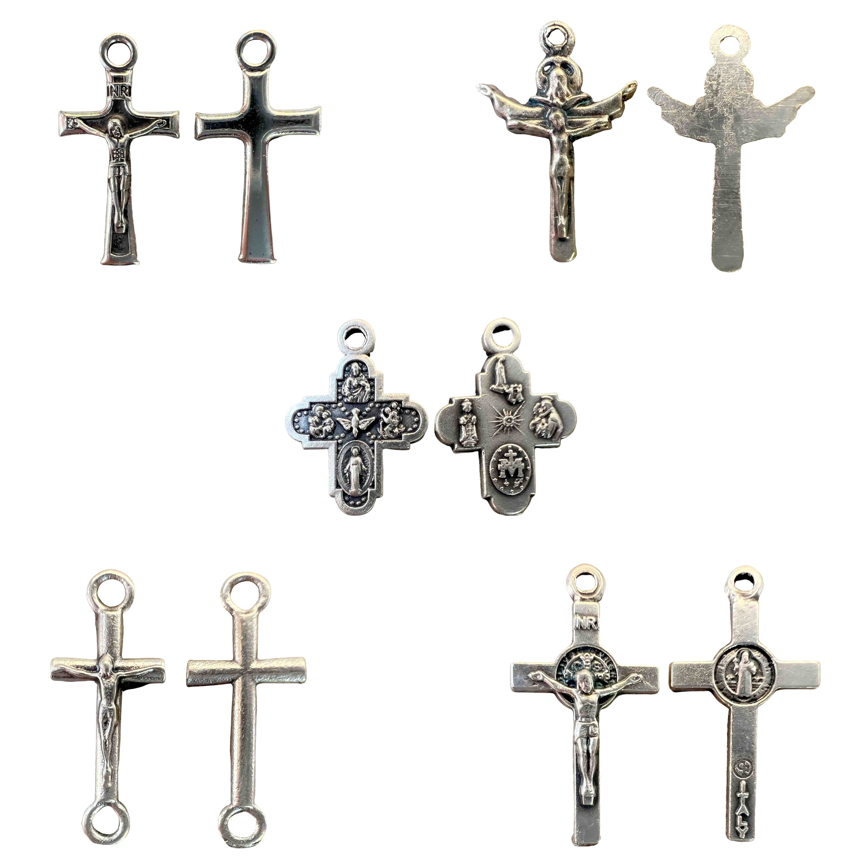 Catholic Cross Crosses Medals Pendants for Jewelry Religious Supplies ...