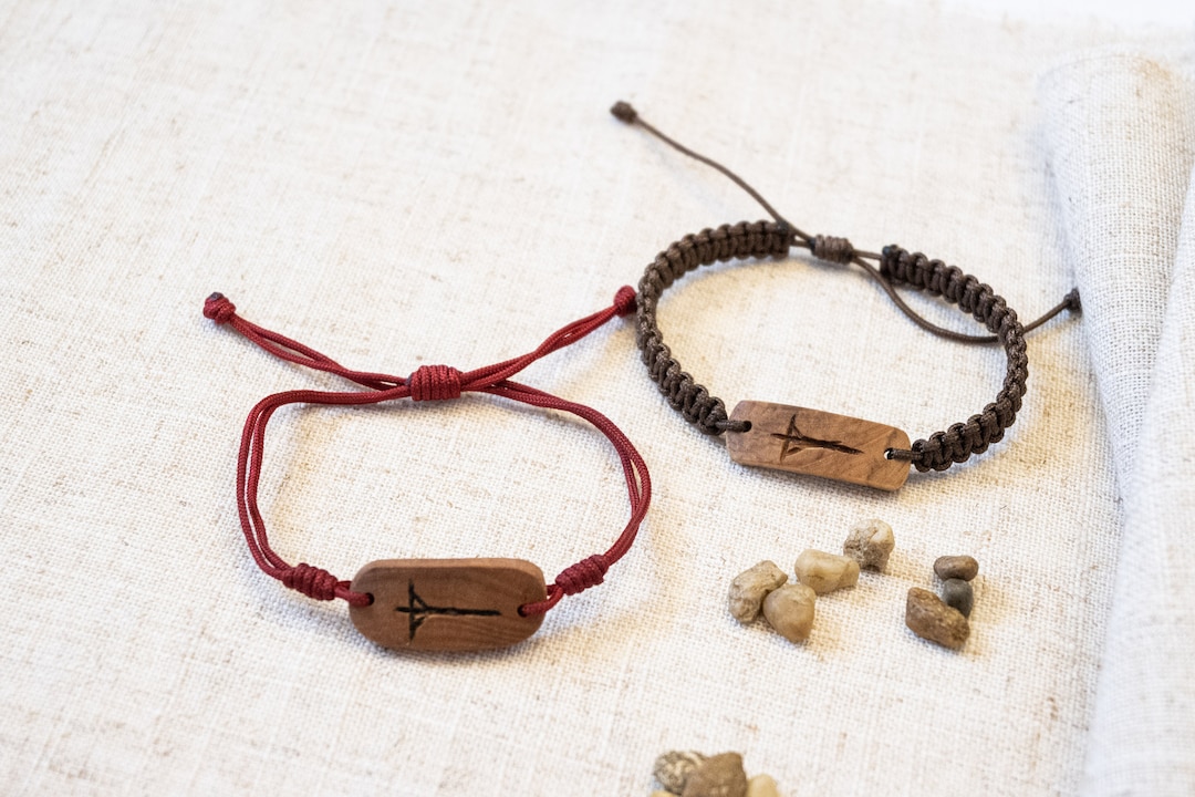 Catholic Wooden Wood Cross Bracelet Religious Gift for Men Women Etsy