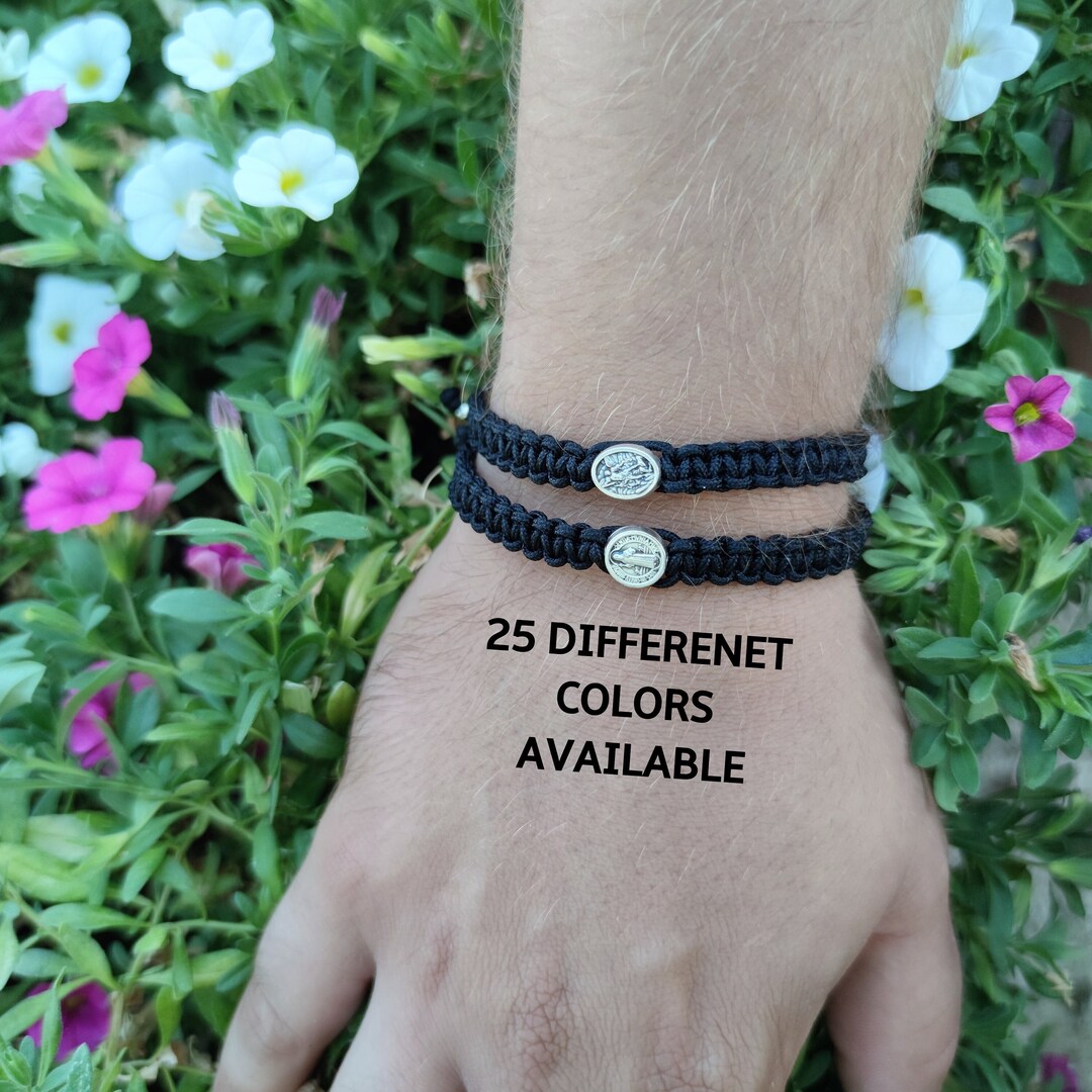 Catholic Couple Bracelet, Daughter Daddy Gift, Son Dad Gift, Gift for