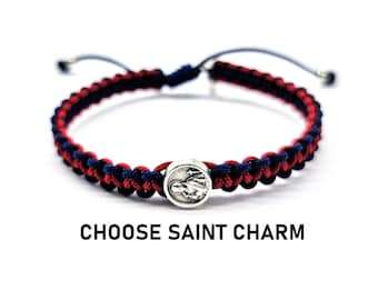 St Gerard Charm Bracelet, Adjustable Catholic Bracelet, St Gerard Majella, Gift For Mother To Be