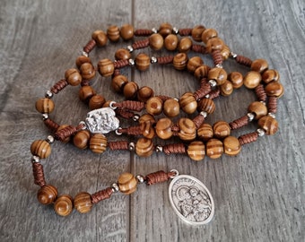 St Joseph Rosary, St Joseph Necklace, Saint Joseph Rosary, Gift For Father, Gift For Dad, Father's Day Gift