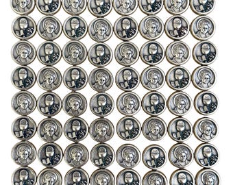 Carlo Acutis Medals Lot, Saint Medal Wholesale, Medals For Jewelry, Medals For Rosary, DIY Jewelry, Charms For Bracelets