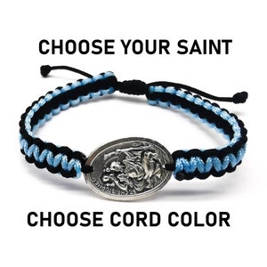 St Christopher Armband, Saint Christopher Anhänger, Geschenk für Athleten, Athlet Katholisch, Sportler Geschenk
