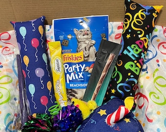 Happy Birthday Day Gift Box for Kitty Cats