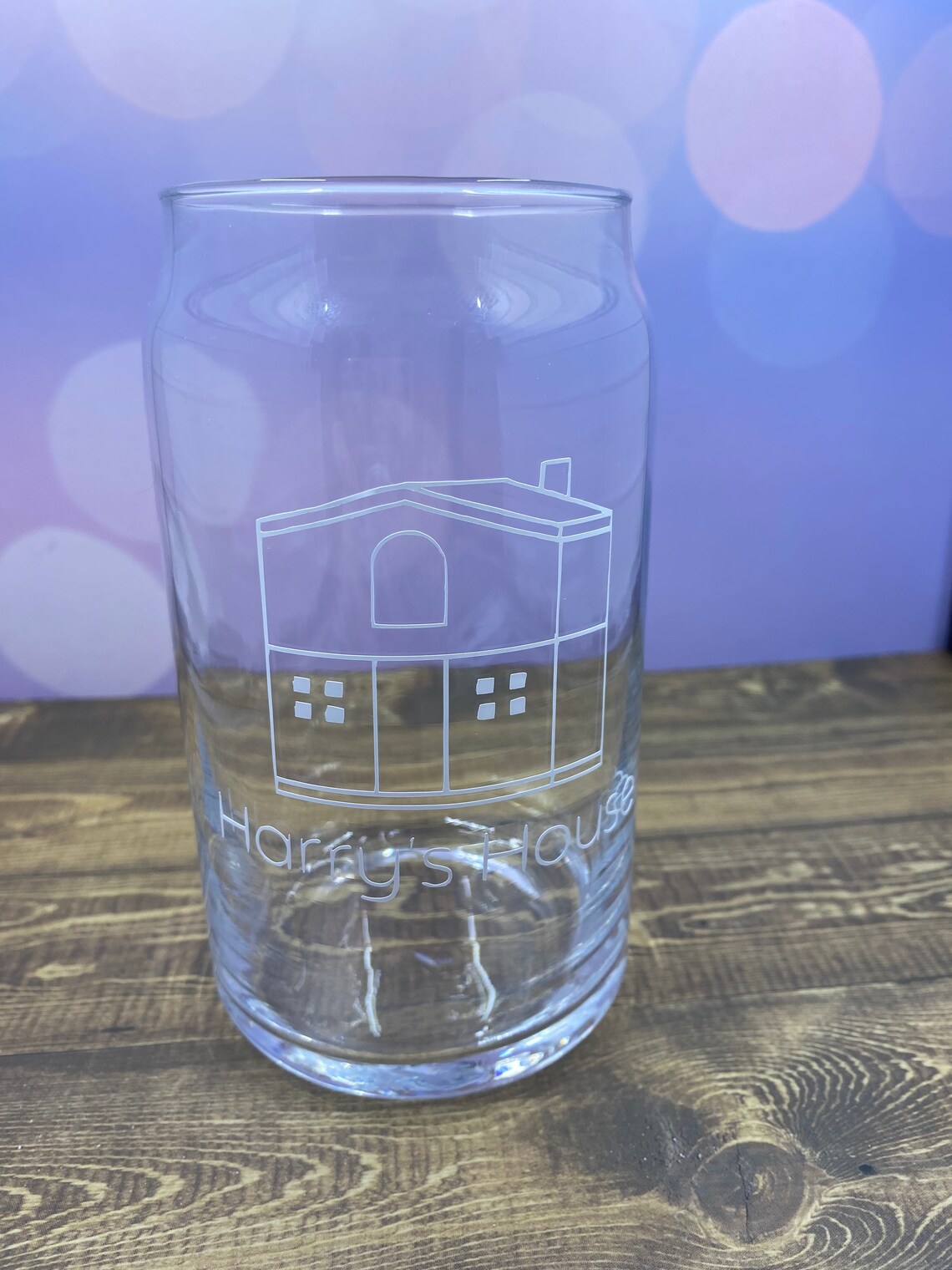 As It Was Grape Juice Blues Beer Can Glass Harry's House Etsy