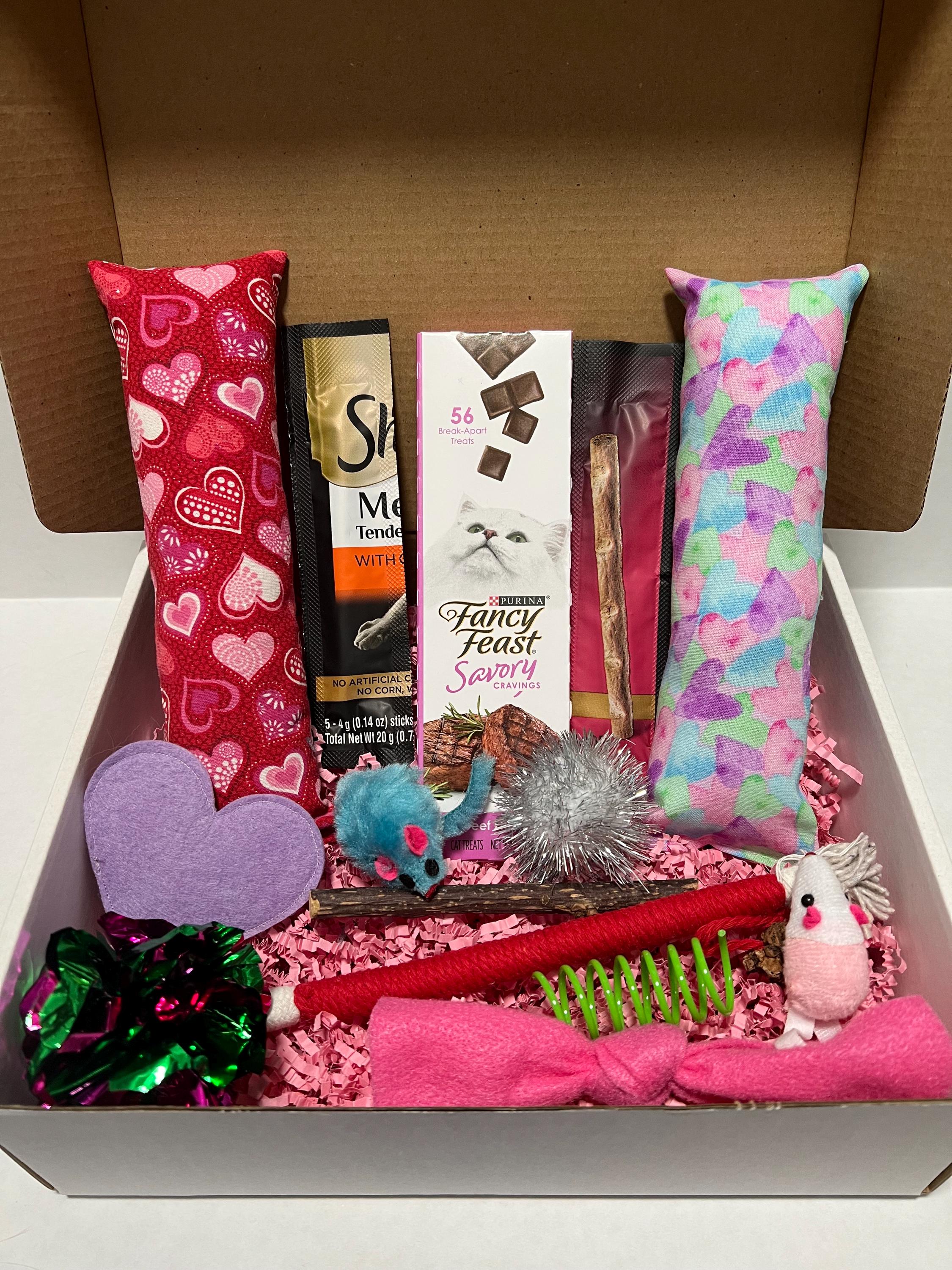 Valentines Day Gift Box for Kitty Cats