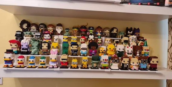 Modular Brickheadz Display Stand Extendable Tiered Storage Rack
