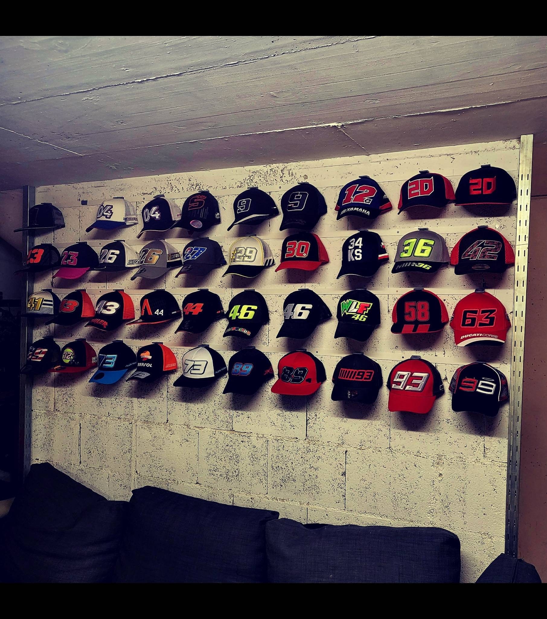 Baseball Cap Wall Hanger Set Hat Display Mount Brackets Etsy UK