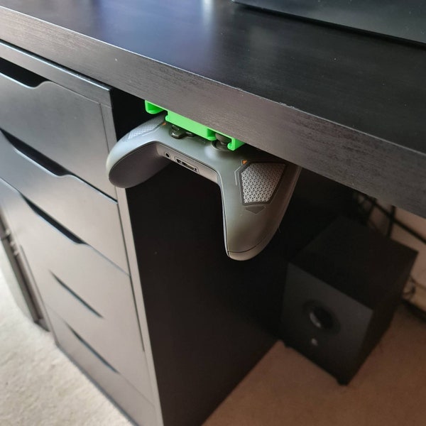 Houder voor gamecontroller - opbergruimte onder bureau/plank, compatibel met Xbox One