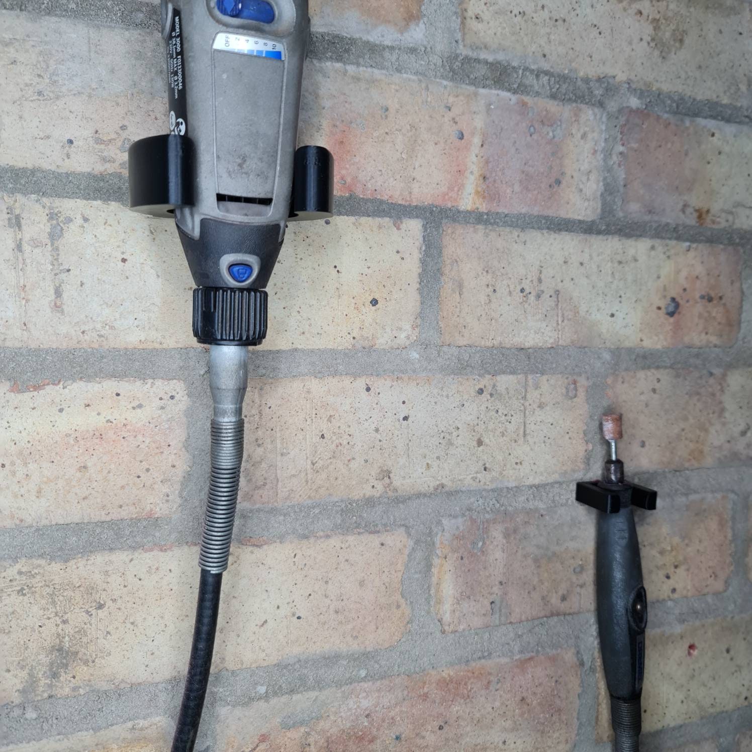 Wall-mounted Hanger / Storage Solution for Dremel Rotary Tool
