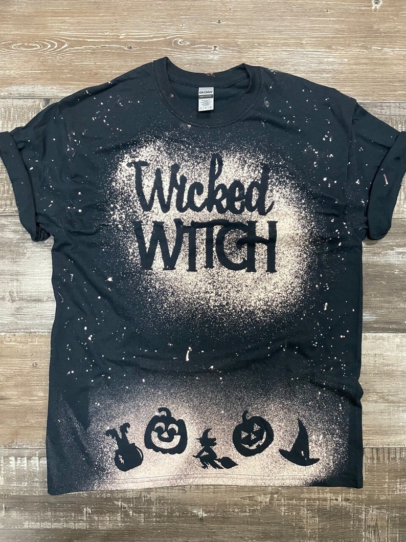 halloween t shirts with bleach