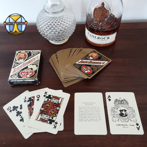 Cartes de poker Jack Daniels no7 (cartes à jouer de collection / cartes de poker Jack Daniel's