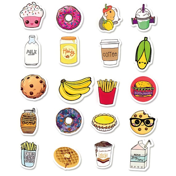 Perfect Match Food Kawaii Sticker Pack | Cute | Fun Stickers | Stickers |  Gift for Her | Pack of 9 Planner Stickers