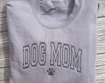 Dog Mom Crewneck | Embroidered Crewneck