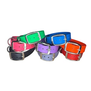 1&quot; Waterproof adjustable Biothane Dog Collars