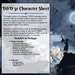 D&amp;D 5e Character Sheets Printable AND Fillable Infinite Journeys - Etsy