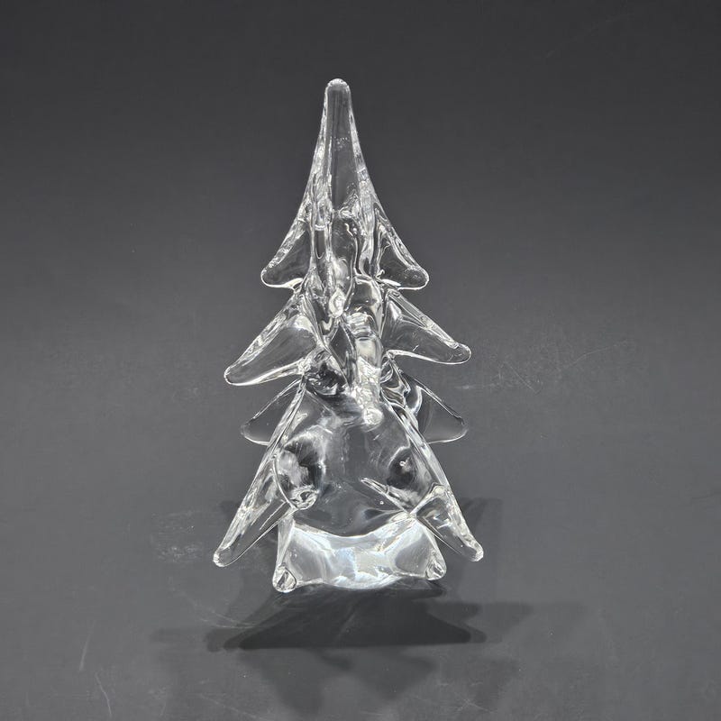 Clear Glass Pine Tree - Etsy