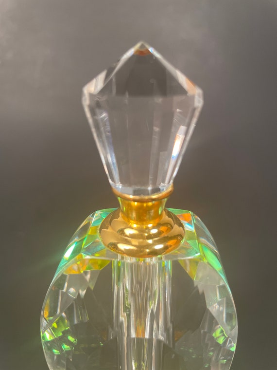 Vintage Crystal Perfume Bottle, Vintage Crystal O… - image 6