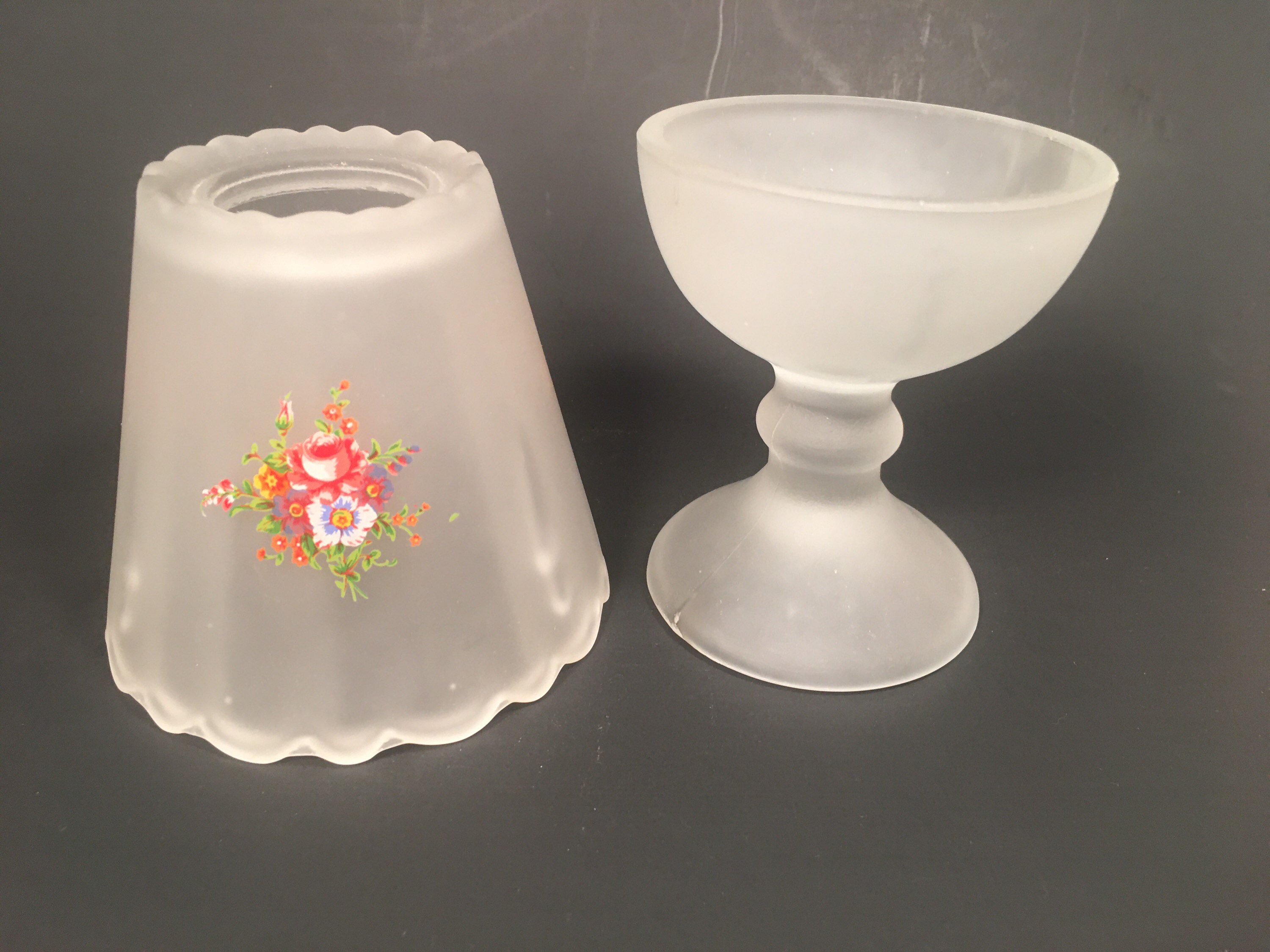 Vintage Fairy Light Vintage Fairy Lamp Frosted Glass With Etsy